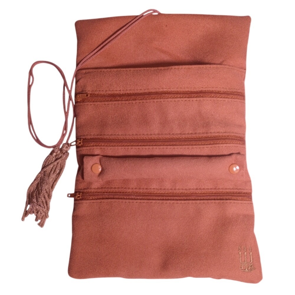 James Avery Retired Suede Jewelry Kepper Travel case